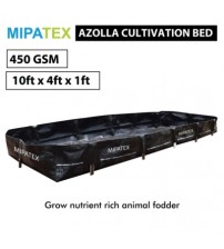 Mipatex Azolla Bed 450 GSM 10ft x 4ft x 1ft (Black)